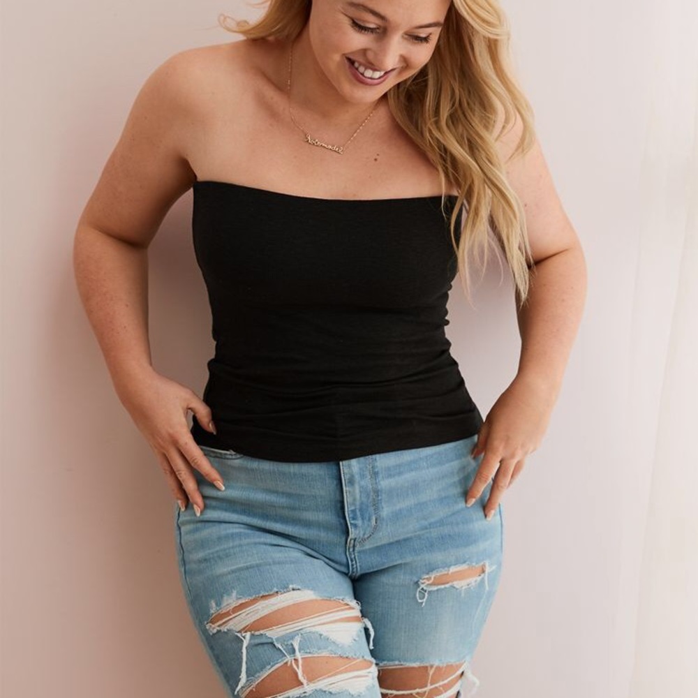 Aerie Black Tube Top